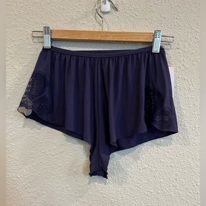 NWT Savage X Fenty Lace Cut Out Cheeky Undies size XS Purple